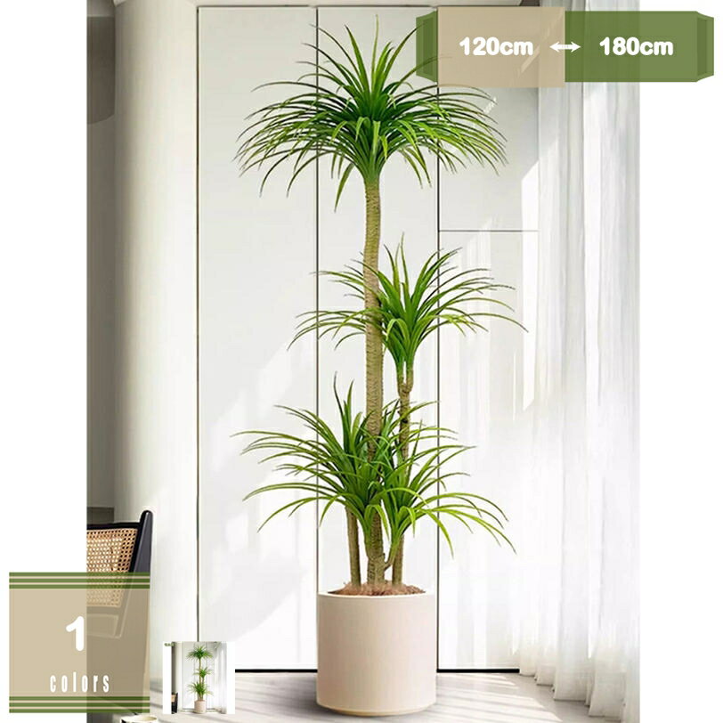 1000円OFFクーポン フェイクグリーン ドラセナ 人工観葉植物 観葉植物 フェイク 大型 世話不要 枝葉の角度調整可能 お手入れ簡単 本物そっくり プラスチック鉢 鉢付き おしゃれ 室内 屋外 玄関 オフィス 撮影道具 誕生日 玄関飾り mysco