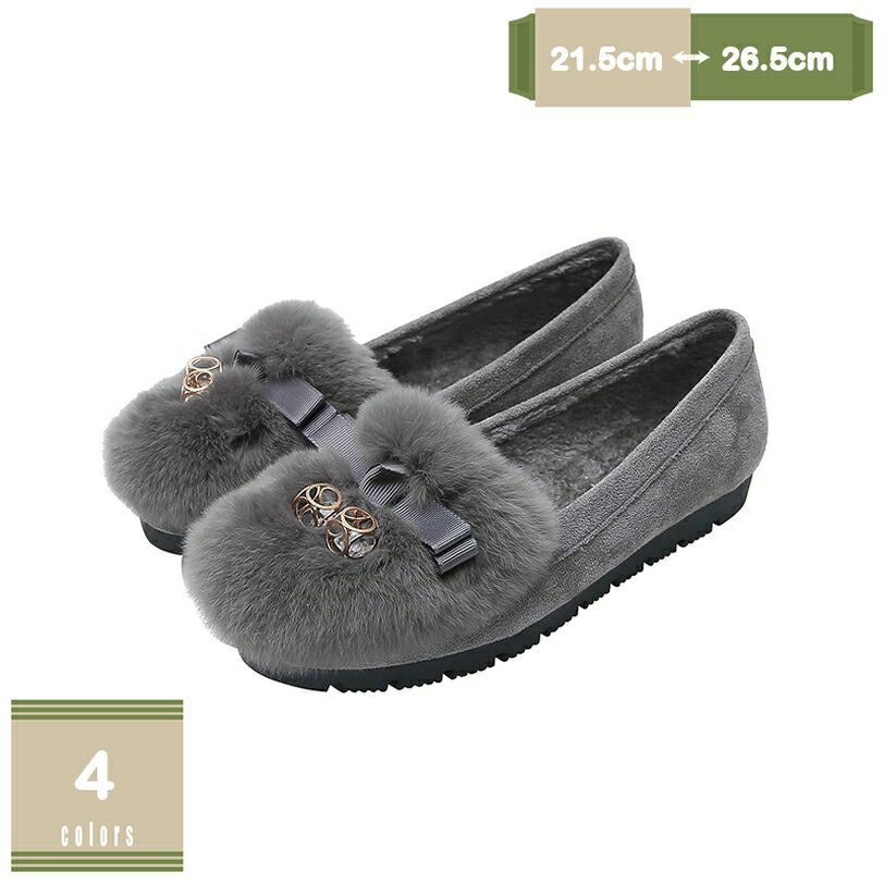 1620円OFFクーポン レディース モカシン ラウンドトゥ ムートン 蝶結び モカシンシューズ モカシンロー..