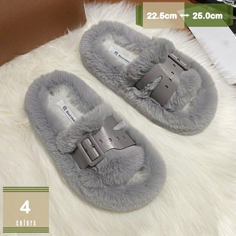 1000円OFFクーポン フラットシューズ ミュール エレガント 走れる 楽チン ローファー ファースリッパ ポンポン 厚底サンダル 滑り止め 痛くない 疲れない かわいい 秋冬サンダル 低反発 バブーシュ サンダル かかとなし 外履き 通勤 ol 春 秋 冬 mysco