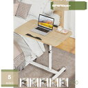 折りたたみテーブル 折り畳みデスク 机 ソファテーブル キャスター付き 折りたたみデスク デスク つくえ 大きい 昇降式テーブル ひとり暮らし ハイタイプ おし...