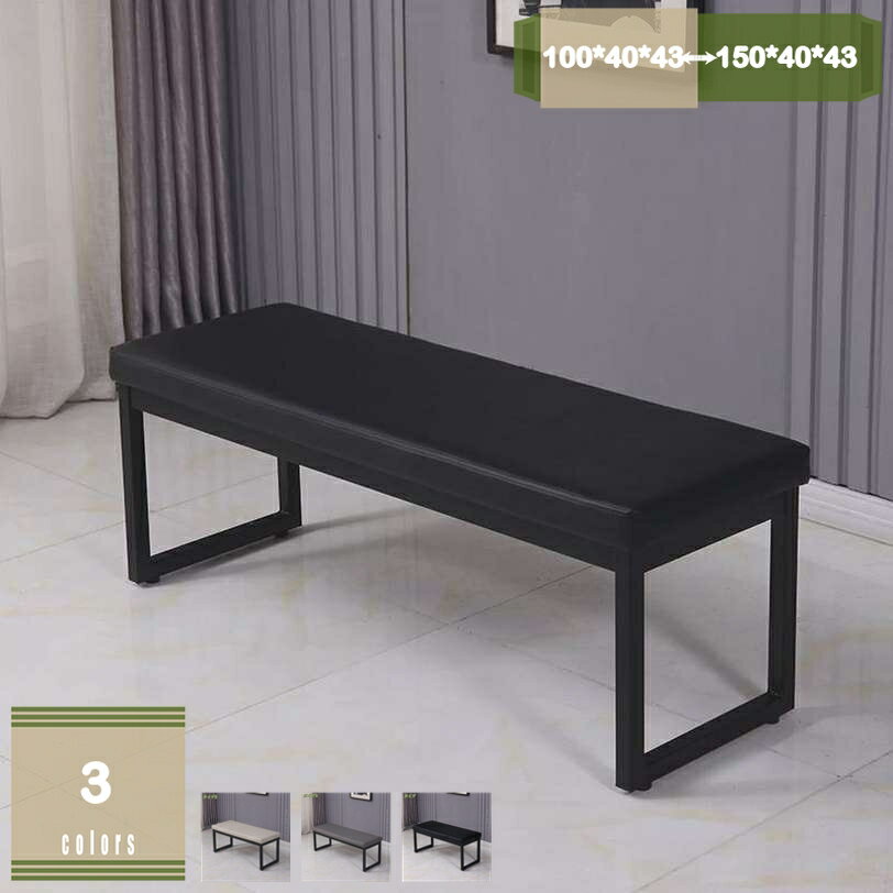 2000円OFFクーポン ダイニングベンチ ベンチチェア 幅100cm幅120cm幅150cm ダイニングチェア 椅子 ベンチ 3人掛け モダン シンプル 北欧 おしゃれ おしゃれ 食卓椅子 ベンチ椅子 ベンチチェアー 玄関椅子 玄関 背もたれなし ブラック 背なし ベンチイス 鉄脚 mysco