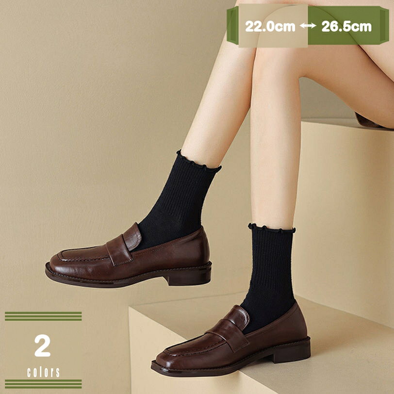 レディース ローファー 無地 パンプス チャンキーヒール スクエアトゥ おじ靴 オックスフォードシューズ 3cm 太ヒール マニッシュ カジュアル モカシン 大人 婦人靴 ローヒール 歩きやすい 女子 春夏 痛くない 走れる mysco