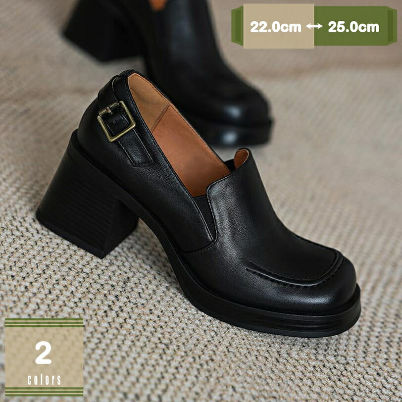 スクールローファー レディース 女子 学生靴 厚底 通学 歩きやすい 防滑 普段履き おしゃれ ベルトバックル 履き心地 パンプス 学生 学校靴 JK 制服 クッション 走れる オックスフォード 無地 通勤用 ぺたんこ スリッポン mysco