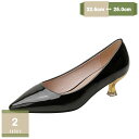 1620円OFFクーポン 5cm ミドルヒール パンプス 歩きやすい 痛くない 長時間 疲れない ピンヒール メタルヒール 大きいサイズ フォーマル 冠婚葬祭 発表会 入学式 卒業式 パーティ ママ 母 靴 レディース エナメル調 脚長効果 パンプス mysco