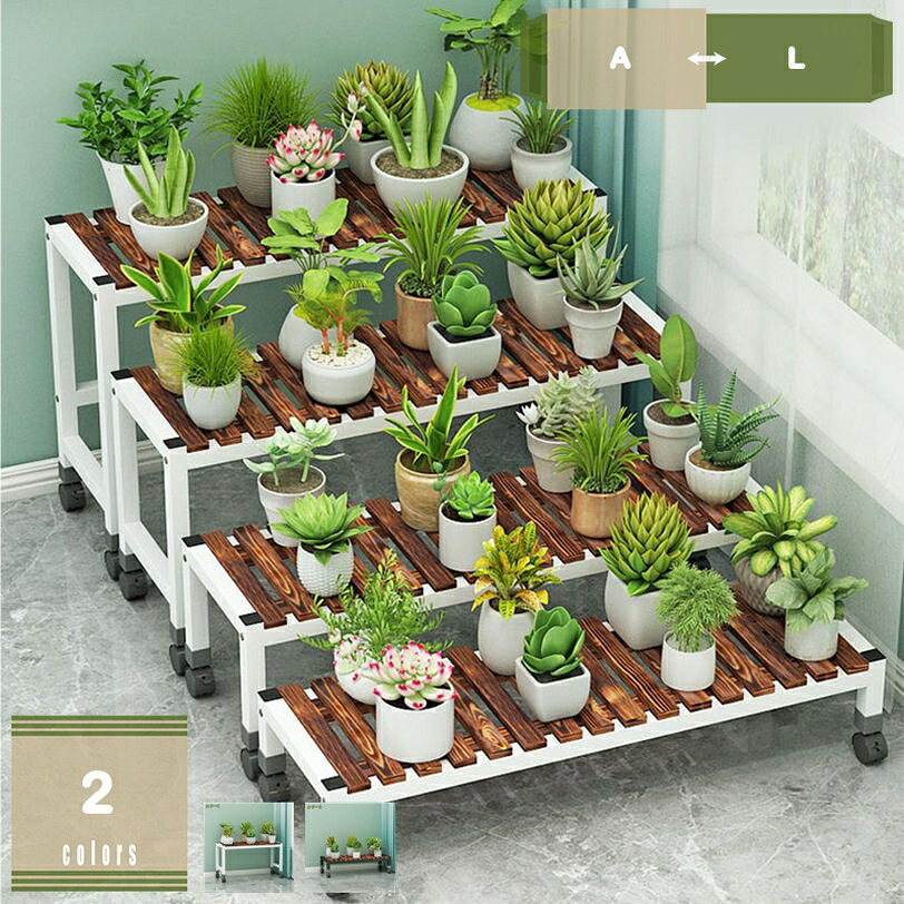 フラワースタンド ガーデンラック 園芸 鋳鉄 フラワーラック 花台 キャスター付き diy可 収納ラック 園芸ラック 植物スタンド 花棚 植物棚飾り台 ガーデニング 収納 玄関 飾り 花置き棚 室内 屋外 植木鉢台 錆びない インテリア 簡単組立 観葉植物 mysco