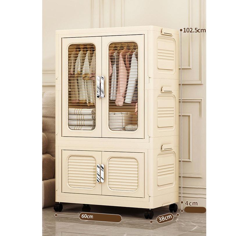 収納ボックス ワードローブ 折りたたみ式 クローゼット+ 折り畳み式 コンテナボックス 大容量 衣類収納 クローゼット 扉付き 省スペース キャスター付き 防塵 防湿 おしゃれ 蓋付き 洋服ダンス 洋服収納ラック 衣類用 組立簡単 収納ケース 家庭用 mysco