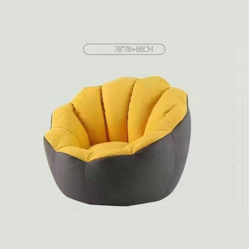 1000円OFFクーポン ビーズクッション 無地 洗える コットンカバー ビッグ 軽量 ビーズクッション 大きめ 背もたれクッション 大きい 寝れる 座椅子 体にフィットするソファ クッションソファ ビーズソファ 円形 背もたれ 1人掛け ビーズソファ mysco [3]