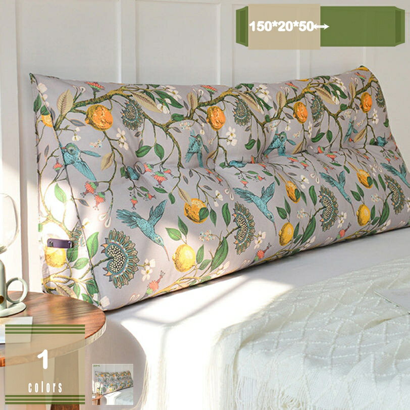 500円OFFクーポン 腰枕 三角クッション ヘッドボードクッション 背もたれウェッジ枕 バックサポート 多..