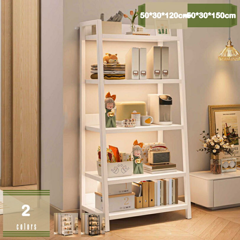 1000円OFFクーポン ラック 多目的 オープンシェルフ 開放式物置棚 梯形オープンラック シェルフ 安定構造 寝室リビング ベランダ キッチン オフィス マンション 玄関 廊下 寝室などに適している 多機能収納ラック 棚 展示棚 本棚 mysco