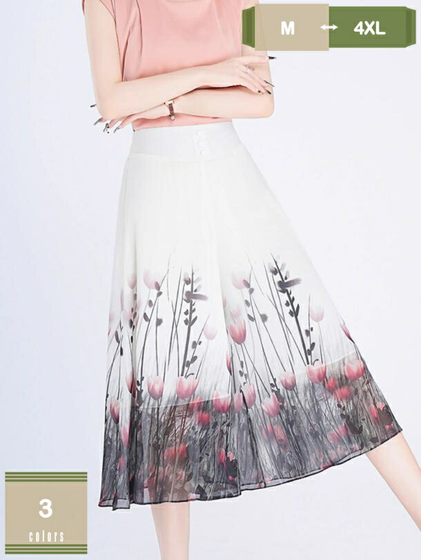 ワイドパンツ レディース スカーチョ ゆったり 春 秋 夏 ガウチョパンツ リブ 7分丈 2枚重ね ウエストゴム 着痩せ ギャザー レイヤード ウエスト プリーツ ロング丈 ふんわり シフォン 涼しけ おしゃれ mysco