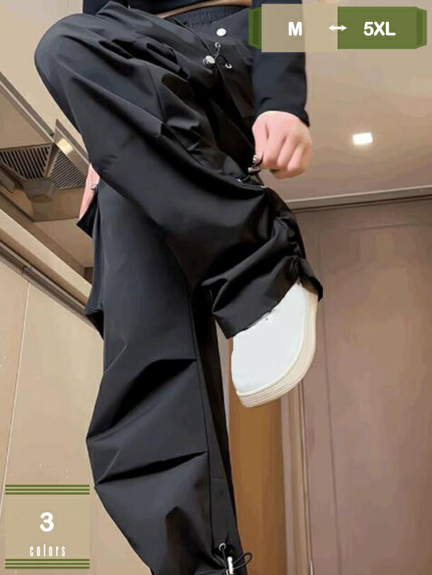 乐天商城 - カーゴパンツ ダンスパンツ ウエストゴム ロングパンツ レディース カジュアルパンツ ジョガー パンツ ヒップホップ かっこいい かわいい 春 夏 秋 オールシーズン 女性用 カジュアル お出掛け ストリート ファッション mysco
