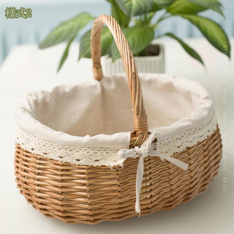 300円OFFクーポン かごバッグ 手編みバッグ 小物入れ 買い物かご おしゃれ カゴバッグ 籐かごバッグ ピクニックバスケット 買い物かご 買い物カゴ 温泉 お花見 バスケット かご フルーツトバスケット mysco