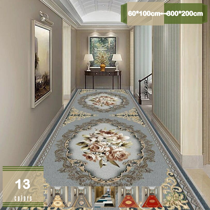 1000円OFFクーポン 廊下 ロングカーペット 廊下敷き カラー マット 廊下用カーペット パキスタン柄 異国感じ 綺麗め ロングマット カーペット オシャレインテリア リビングカーペット オルテガ柄 廊下マット 撮影 イベント 廊下用 お年寄り mysco