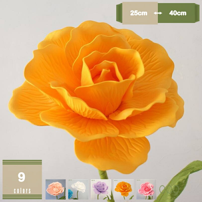 777円OFFクーポン ローズ造花 フェイクフラワー 造花 大型 大きめサイズ 本物そっくり 展示用 室内 店舗 リビング 階段横用 模様替え インテリア ハンドメイド 簡単保 枯れない コーナー飾り フラワーアレンジ mysco