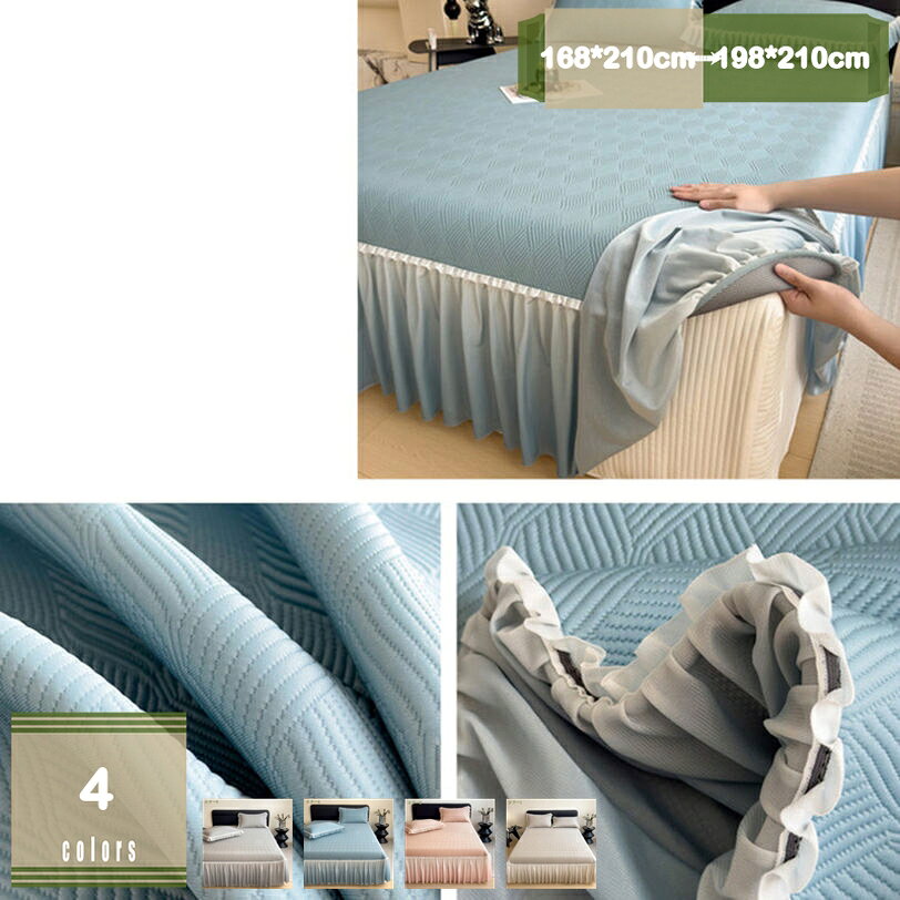 1000円OFFクーポン 敷きパッド 接触冷感 吸湿速乾 寝ござ 防水 肌に優しい 快適 オールシーズン 蒸れに..