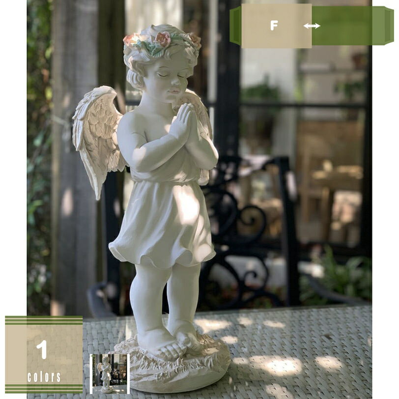 ガーデニング 庭 置物 インテリア ガーデンオーナメント 天使 オブジェ エンジェル オーナメント 可愛い 贈り物 誕生日プレゼント ガーデンオブジェ 飾り物 防水 耐久 庭の置物 デコレーション 屋外 玄関 階段 出窓 ギフト mysco