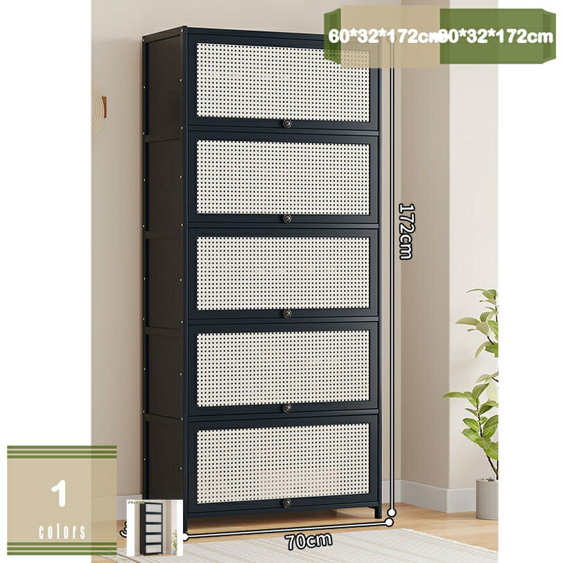 シューズボックス 下駄箱 靴箱 大容量 天然竹製 扉付き 玄関収納 スリム 薄型 省スペース 消臭 組立式 靴収納キャビネット 小物収納 玄関 廊下 シューズキャビネット 防塵・防汚・防水 かび対策 おしゃれ mysco