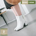 ショートブーツ レディース 疲れにくい ブーツ レース かわいい スクエアトゥ チャンキーヒール 太ヒール ハイヒール ヒール7cmサイドジップ 黒 ブラック ホワイト 白 痛くない 履きやすい 柔らかい 防寒 歩きやすい 革靴 mysco
