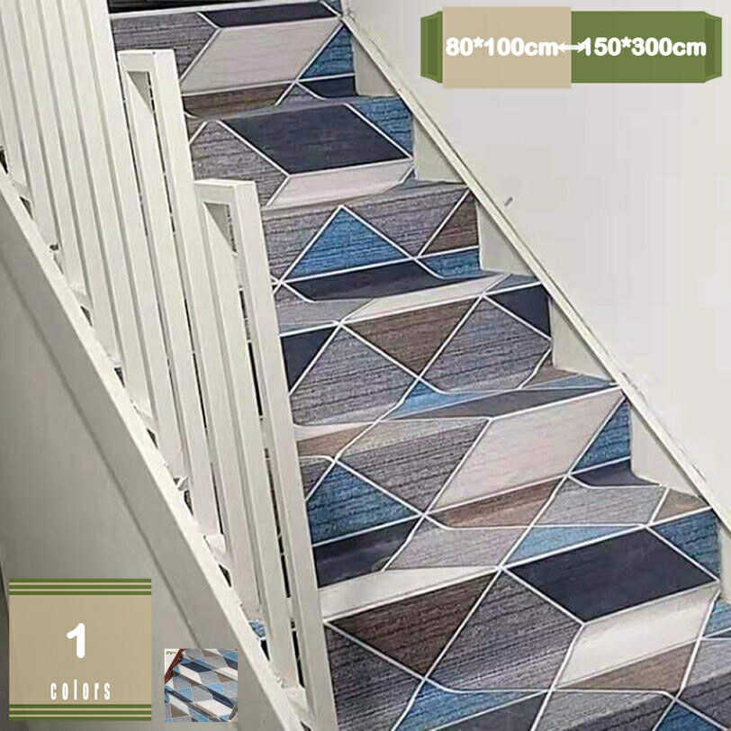 ラグ ラグマットカーペット 洗える廊下敷きマット フローリングマット 吸着式 タイルカーペット 滑り止め 階段マット 騒音防止 ロング 吸着マット すべり止め 吸着カーペット階段用ステップマット 滑り止め付き 床の保護 mysco