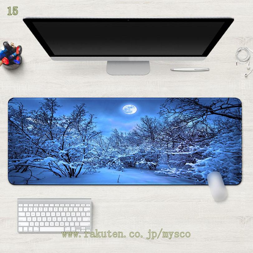 マウスパッド 大型ゲーミングマウスパッド 厚さ オフィス自宅兼用 おしゃれ 防水 傷防止 耐久性が良い 滑り止めゴム底 マウスの精密度を上がる レーザー&光学式マウス対応 パソコンマット デスクパッド 持ち運び 多用途 mysco