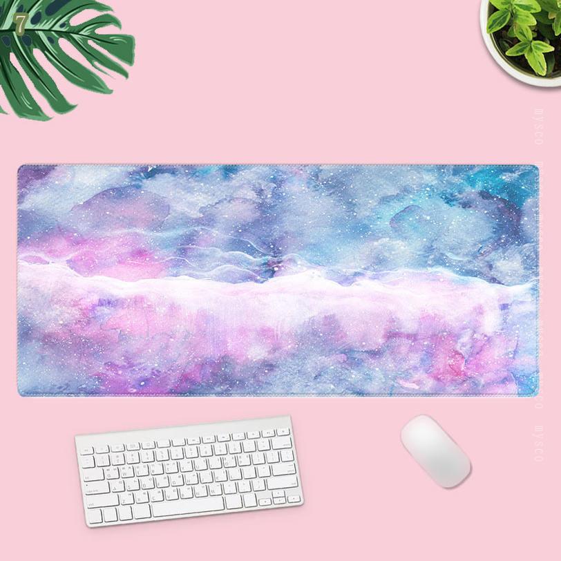 マウスパッド 大型 ゲーミング 個性 抽象 油絵 マウスマット デスクマット 特大 大型 キーボードパッド ゴム レーザー 光学式マウス対応 滑り止め 耐久性 良い おしゃれ かわいい 防水 サイバーカフェ オフィス最適 仕事 mysco