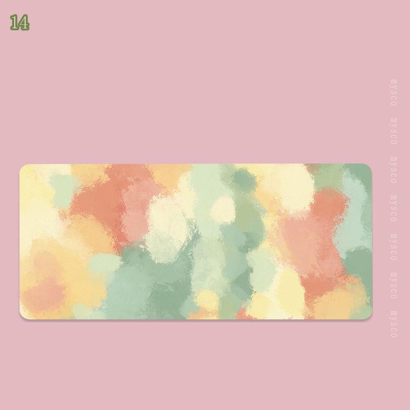 デスクパッド オフィスデスクマット マウスパッド 大型 かわいい 花柄 防水 滑り止め 在宅勤務 オフィス 耐久性 清潔しやすい ノンスリップデスクプロテクターマット ゲーミングマウスパッド キーボード マウスマット mysco