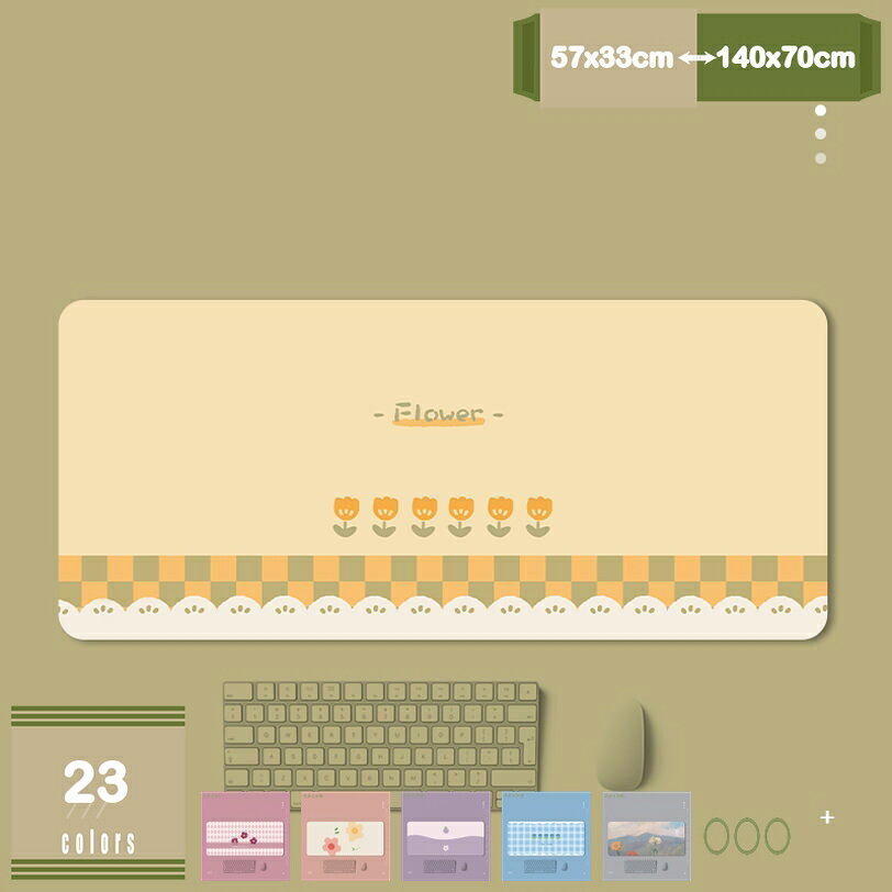 マウスパッド 大型 マウスパット デスクマット ゲーミング 大判 大型マウスパッド プリント柄 洗える 幅広 マウスパッド おしゃれ 北欧 耐洗い表面 勉強机用 学習机用 おしゃれ PUレザー mysco
