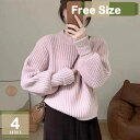 1620円OFFクーポン 長袖 ニット クルーネック レディース ニットセーター リブ ニットトップス カットソー 春服 秋服 インナー ゆったり シンプル セ...