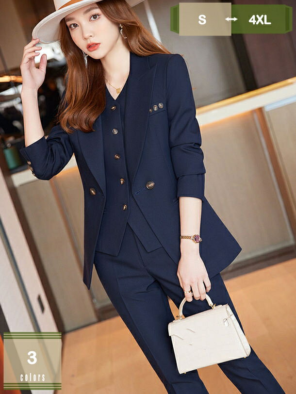 2000円OFFクーポン セレモニースーツ 上下セット パンツスーツ テーラードジャケット ストレートパンツ 3点 セットアップ レディース オフィス ビジネス フォーマル カジュアル 通勤 シンプル アンサンブル 入園式 卒園式 20代 30代 スリム mysco