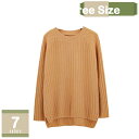 1620円OFFクーポン レディース ニット トップス ざっくり 春 夏 秋冬 セーター 20代 30代 40代 50代 無地 長袖 暖かい オーバーサイズ 大きいサイズ 大人 おしゃれ マタニティ クルーネック ロンティー 袖 カジュアル ママ 上品 着痩せ mysco