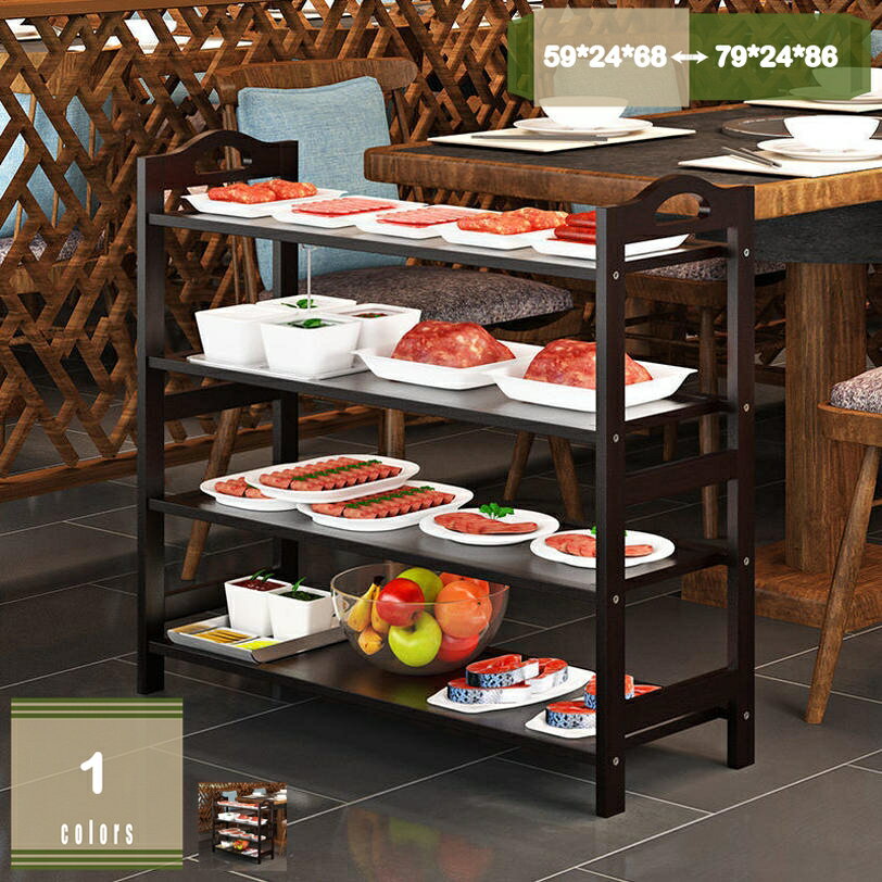 オープンラック オープンシェルフ 収納ラック 4段 天然竹製 木製 リビング 玄関収納棚 スリム 奥行24 キッチンラック シューズ 本 食器 フリーラック 多目的 アンティーク 収納 寝室 インテリア おしゃれ mysco