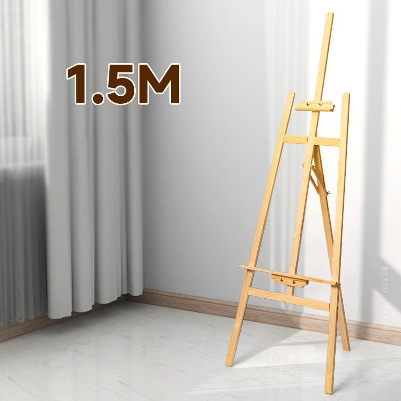 300円OFFクーポン イーゼル スタンド 木製 天然松 美術 芸術 スケッチ デッサン ウェルカムボード メニューボード パネルスタン 大型 折りたたみ 三脚 軽量 高い安定性 店舗用 お店 オフィス カフェ 展示用 絵画 看板 結婚式 イベント 広告用 mysco