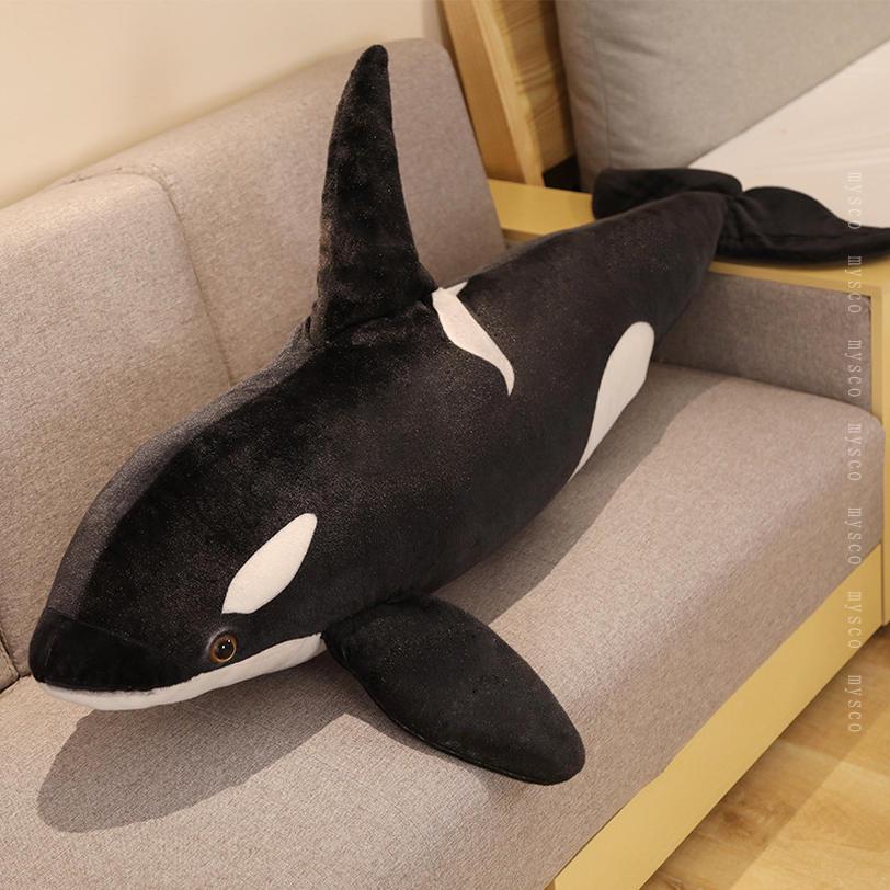 1000円OFFクーポン シャチ ぬいぐるみ 動物 抱き枕 特大 ふわふわ もちもち リアル...