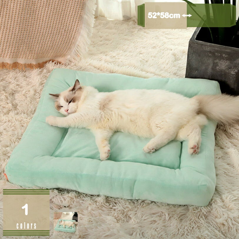 Medium-Sized Dogs - 猫 ベッド ペットベッド 犬 ベッド 猫 クッション 猫ベッド 猫用ベッド 犬用ベッド 低反発 夏用 中型犬用ベッド ふわふわ 吸湿通気 ふわふわ 通年使用 ペットソファー 洗える ケージ用 小型犬/猫用 オールシーズン mysco