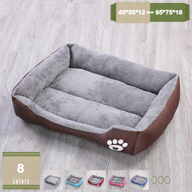 犬 猫 ベッド ペットベッド 夏用 ペットソファー ペットクッション 枕付き クッション性が 高反発 ふわふわ もこもこ 寒さ対策 高齢犬 子犬 猫 多頭飼い 安全感あるデザイン 滑り止め 中型犬 大型犬 洗える ペット用ベッド mysco