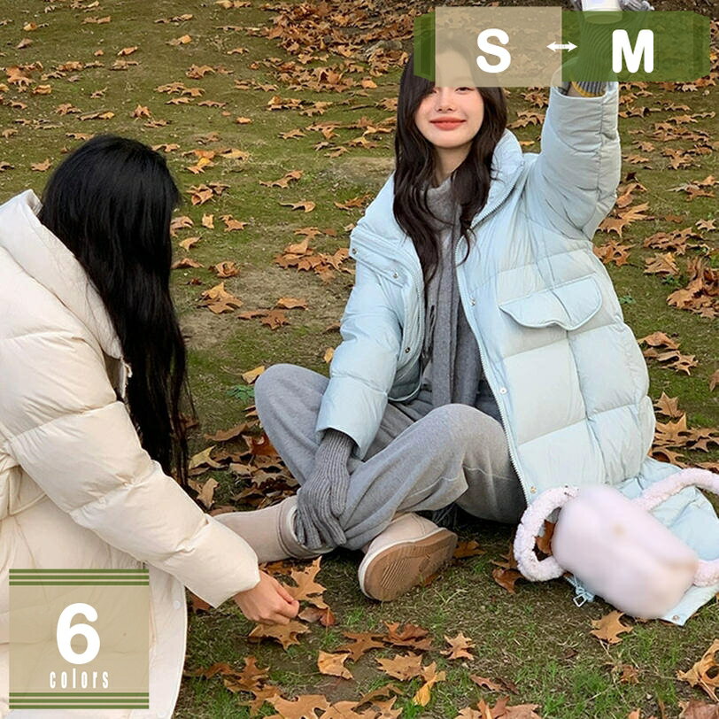 ダウンコートレディースロング丈フー...