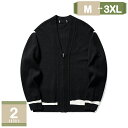 カーディガン メンズ ニット ポリエステル Vネック ビジネス カジュアル 無地 定番 トップス セーター 大きいサイズ 春 秋 冬 服 通勤通学 着丈 ゆった...