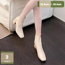 ショートブーツ レディース ヒール6cm ミドルヒール 歩きやすい ブーティ 幅広 痛くない スクエアトゥ チャンキーヒール 安定感 レディース靴 美脚 ブーティー バックジップ 履きやすい 入学式 卒業式 袴 ブーツ ハロウィン mysco
