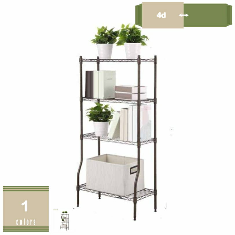 メイン素材：スチール【ガーデンフレーム】サイス(約)：4d=4段*幅75*奥行30*高さ120cm　【組立】簡易組立式 【実用性バツグン】脚にはゴムキャップが付いているので床を傷つけにくく、屋外ではもちろん室内でも使うことができます。【高級...