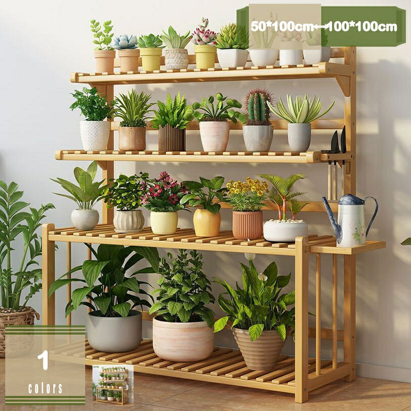 300円OFFクーポン プランターラック 木製 フラワースタンド 植木鉢ラック 花置き棚 おしゃれ 園芸ラック 鉢置き台 室内 屋外 組立品 ガーデニング雑貨 盆栽スタンド 植物スタンド 省スペース プランター台 ウッドスタンド ホーム装飾 インテリア バルコニー ベランダ mysco(4)