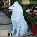 2000円OFFクーポン 置物 インテリア 雑貨 玄関 庭 犬 いぬ イヌ 彫刻 ガーデン オブジェ 動物の置物 おしゃれ ガーデニング雑貨 オーナメント アニ...