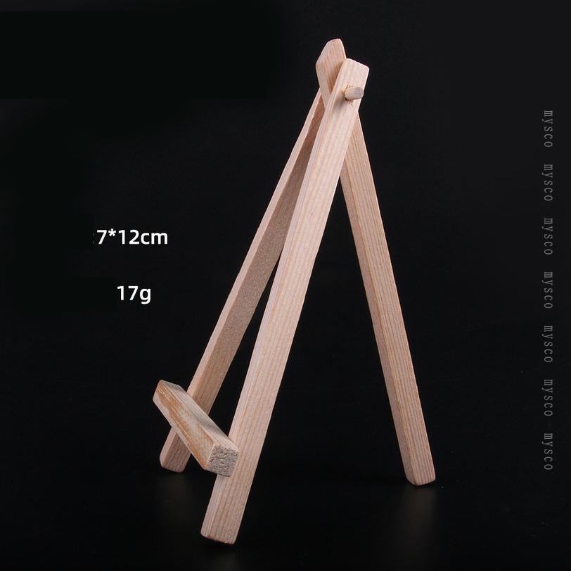 500円OFFクーポン ミニ イーゼル 10個 卓上イーゼル イーゼルスタンド ミニチュア 木製 三脚 折りたたみ ディスプレイスタンド 看板立て 写真 絵画 スケッチ 小さなイーゼル 持ち運び 收便利 mysco