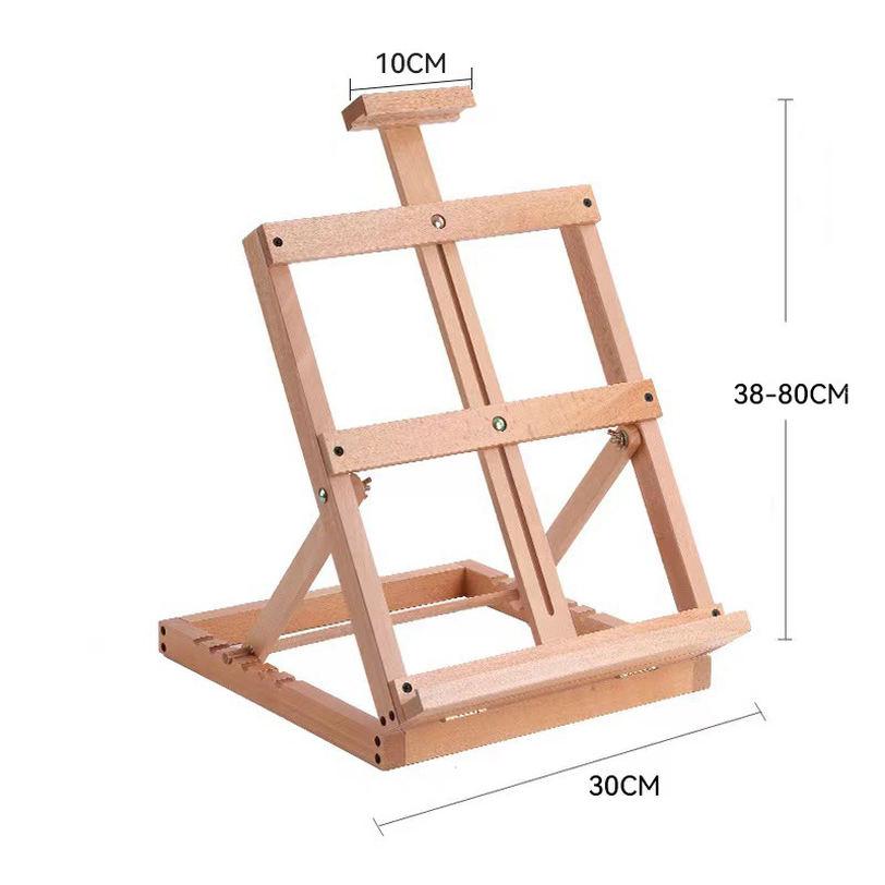 1000円OFFクーポン イーゼル 木製 絵画 油絵 スタンド 卓上イーゼル 角度調節 高さ調節 スケッチイーゼル 写生用 画板立て イーゼルスタンド テーブルイーゼル 画材 持ち運び便利 展示 描画 コンパクト mysco