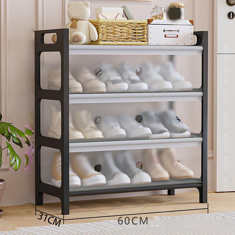 777円OFFクーポン シューズラック 靴収納 靴棚 下駄箱 省スペース シューズボックス スリム 玄関に靴を効率収納 靴入れ 組み立て式 シューズラック 組み立て式 大容量 靴収納 下駄箱 スリムシューズラック 玄関収納 おしゃれ 靴入れ mysco [2]