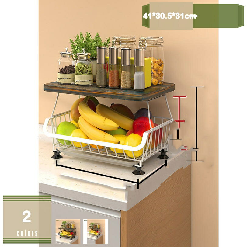 Slim Kitchen Racks - 500円OFFクーポン 調味料ラック 天板付き 調味料収納 収納ラック 整理 キレイに 収納 果物 野菜入れ 家庭用 業務用 塩 コショウ 砂糖収納 家庭キッチン用 日用品収納 おしゃれ 小物入れ 多機能 台所 棚下 スペース活用 インテリア mysco