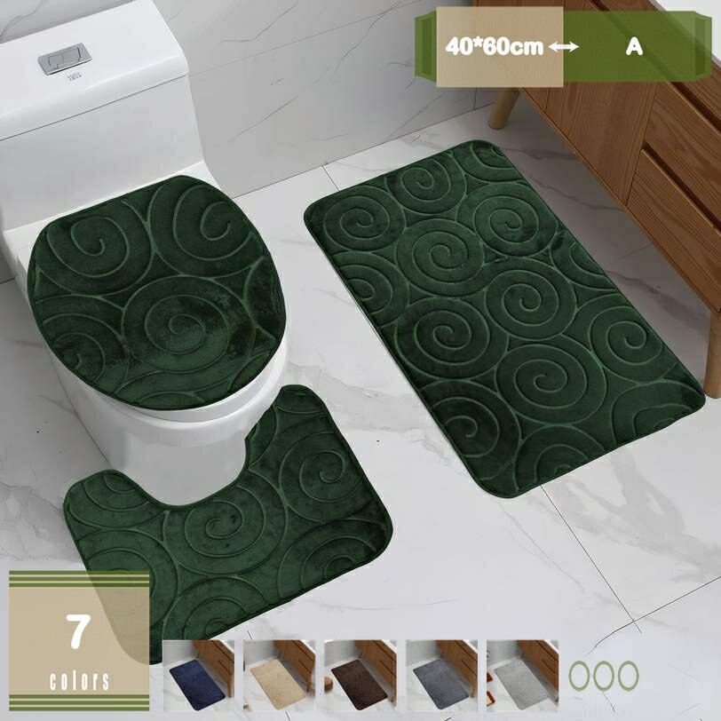 300円OFFクーポン 足ふきマット 洗える 防滑 ふわふわ 柔らかい バスマット 北欧スタイル 無地 インテリア 春夏秋冬用 新生活 一人暮らし お風呂 カーペット キッチン 寝室 リビング 新築祝い 玄関 コンパクト 軽量 折り畳み可能 マイクロファイバー ラグ mysco