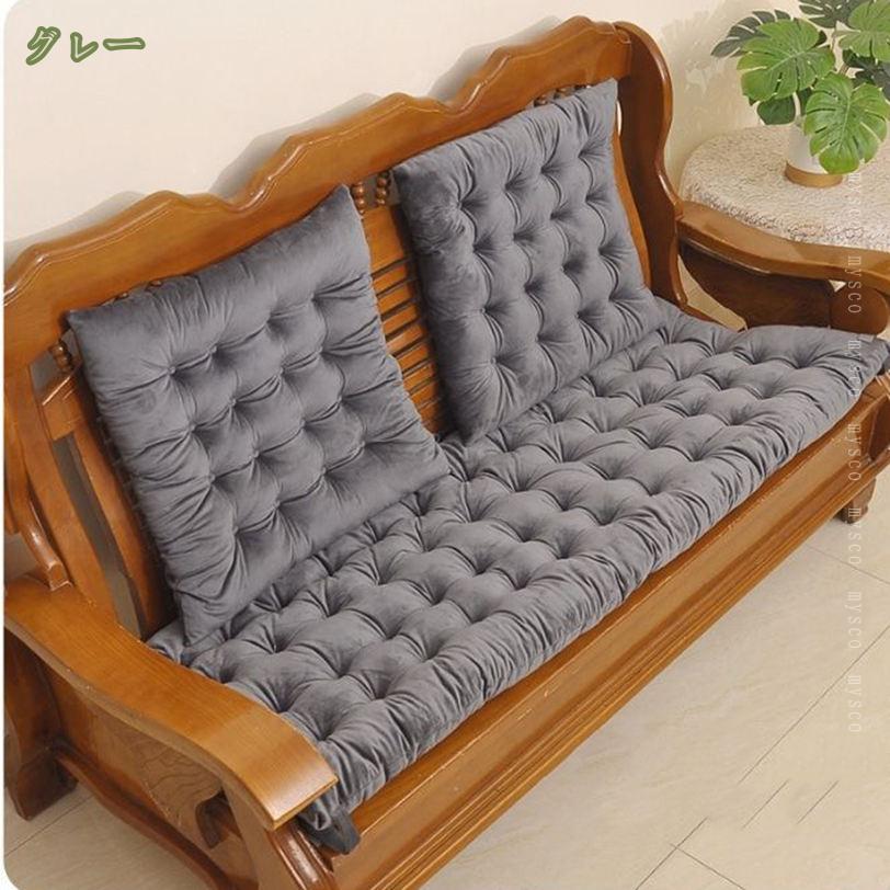 長座布団 大きめ 座布団 おしゃれ 厚手 洗える 可愛い 高反発クッション 長い座布団 座面クッション ロングクッション シートクッション ざぶとん クッション うたた寝マット 椅子用 滑り止め 和室 洋室 居酒屋 旅館 mysco [2]