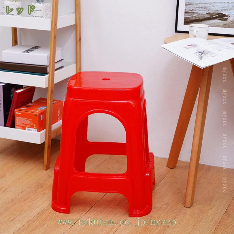 500円OFFクーポン スタッキングチェア スタッキングスツール 無地 屋台イス 椅子 折りたたみチェア スツール プラスチックスツール ラウンドベンチ シンプル リビングルーム 積み重ね 省スペース 頑丈 耐久性 耐荷重 滑り止め 家庭 来客用 mysco [2]