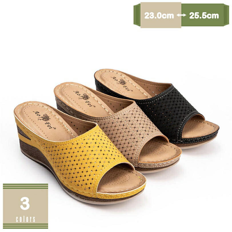 サボ サンダル レディース ウェッジソール ソフトクッションインソール コンフォート ミュール つっかけ ハイヒール おしゃれ 歩きやすい 旅行 カジュアル ビーチサンダル 大きいサイズ レトロ カジュアル オフィス mysco