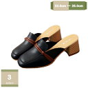 500円OFFクーポン ミュール サンダル 靴 レディース ヒール 歩きやすい 痛くない 黒 チャンキー パンプス 婦人靴 履きやすい サボ サンダル 疲れない...